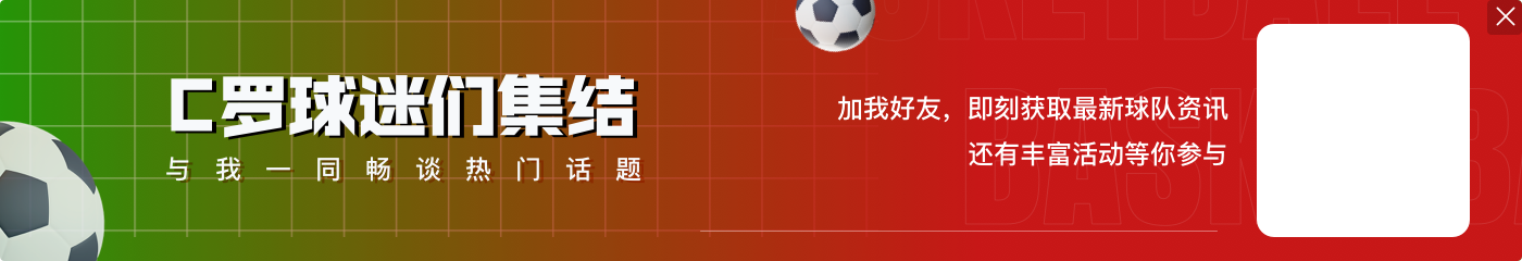 备战下一场比赛!C罗晒出单人出镜训练照:?